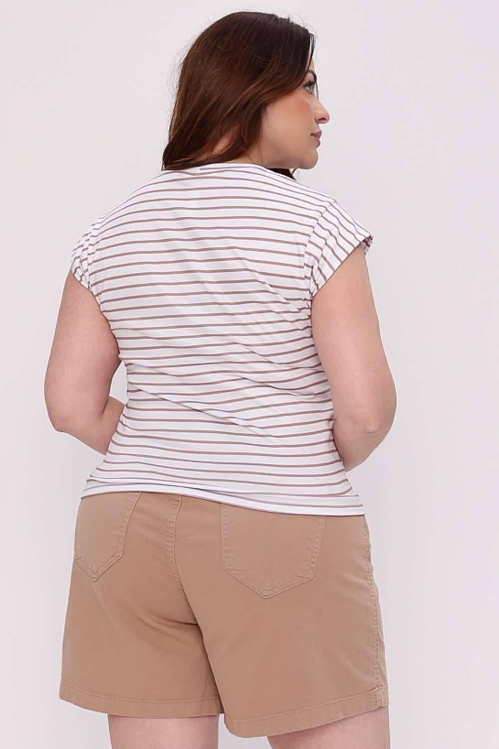 T SHIRT LISTRA MAIS GATA MOCHA MOUSSE