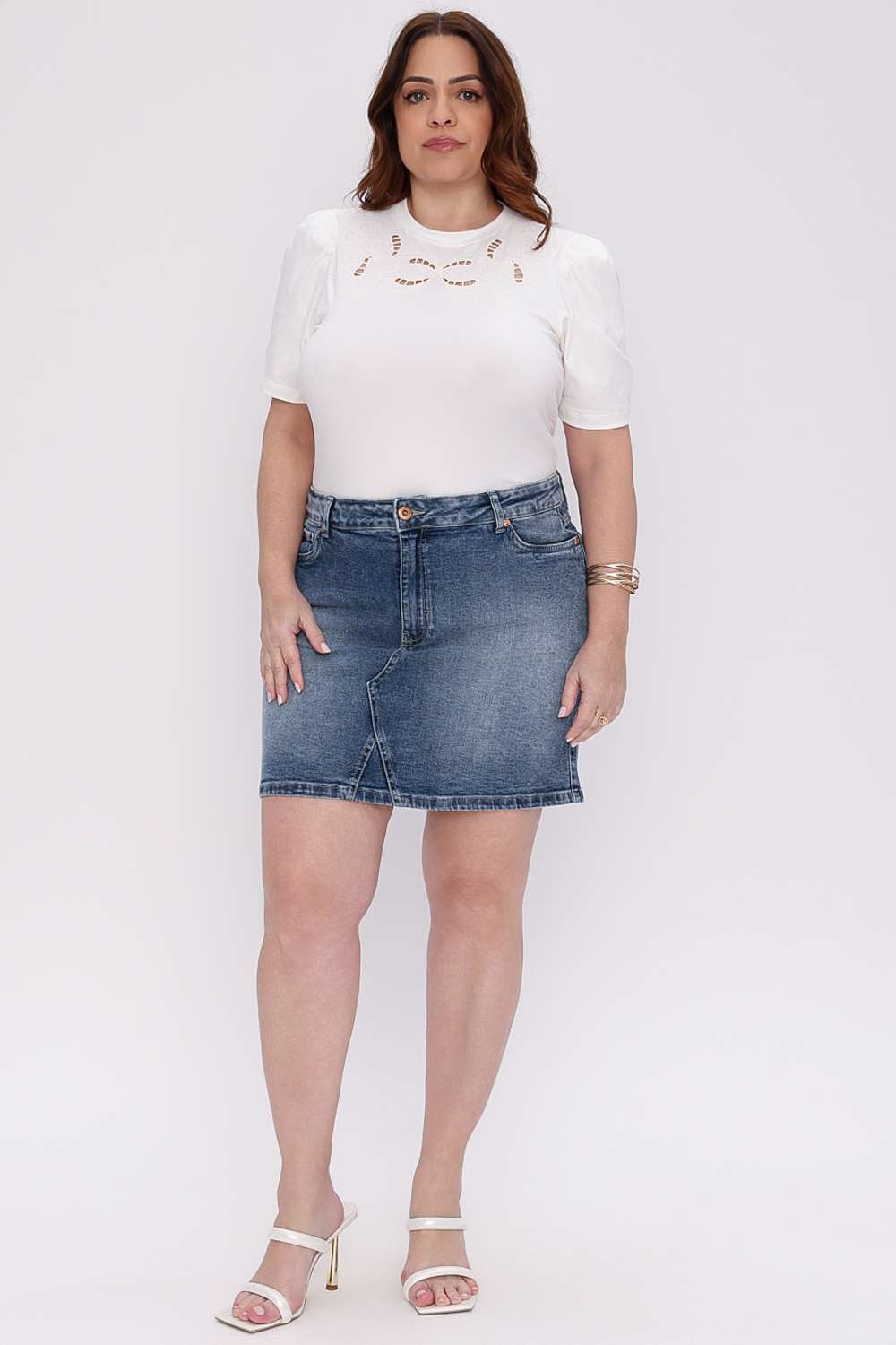 T SHIRT CORDEL MAIS GATA OFF WHITE