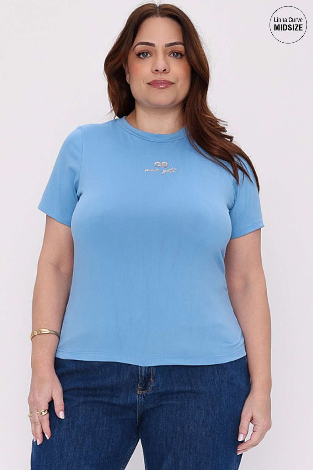 T SHIRT BASICA MAIS GATA SONATA DENIM