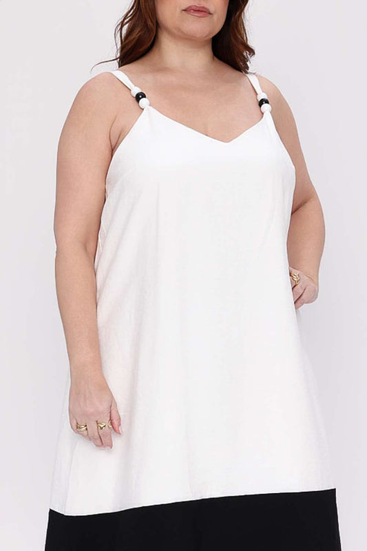 VESTIDO LONGO AMANDA MAIS GATA OFF WHITE