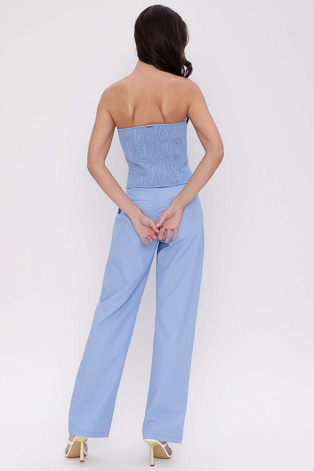 CALCA ALFAIATARIA AZUL WASHED