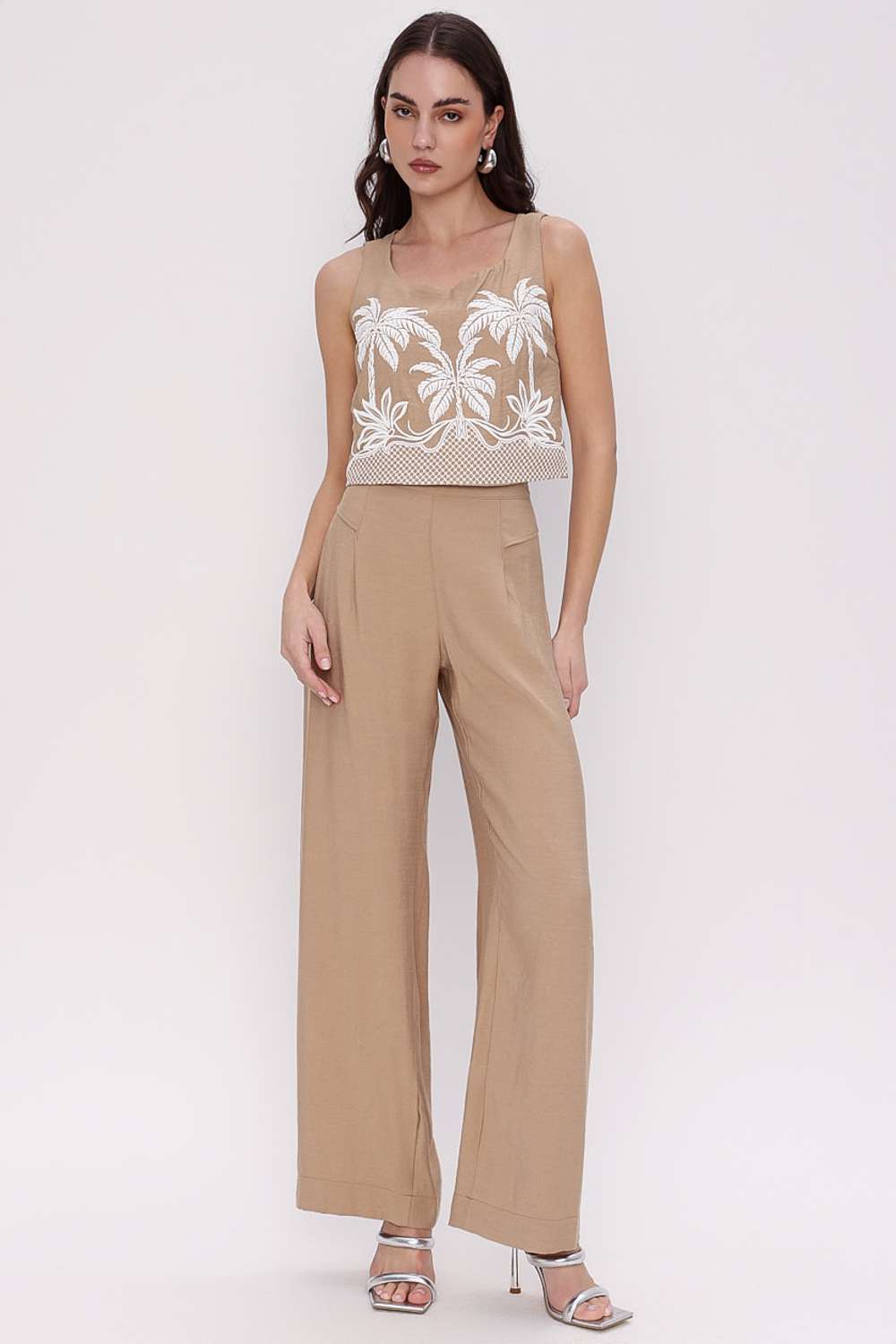 CALCA WIDE LEG PREGA CLASSIC