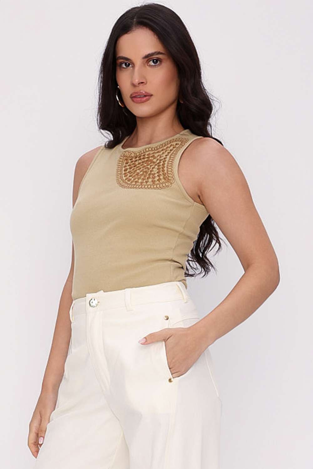 REGATA BORDADO CONCHA CLASSIC