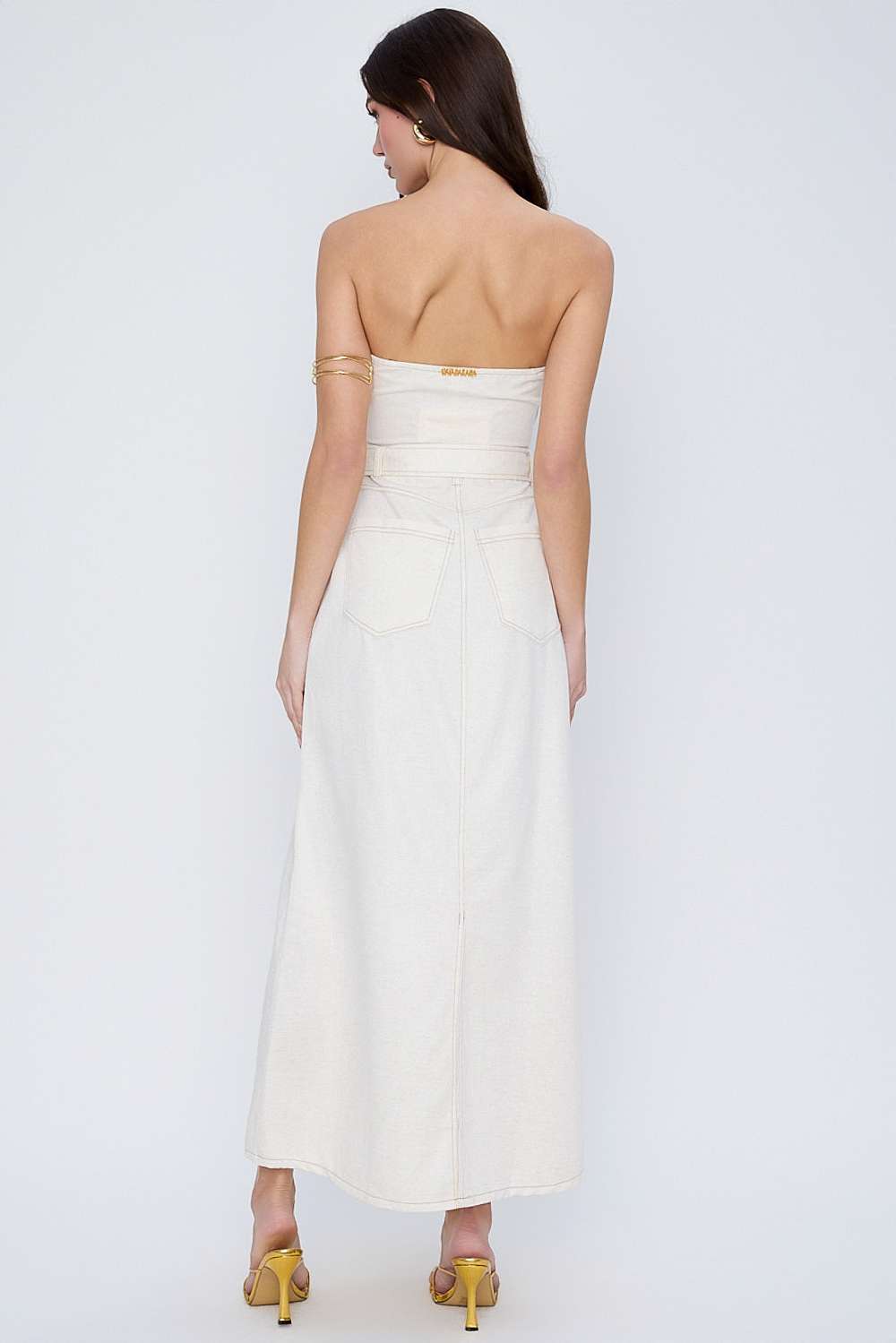 VESTIDO LONGO FORMIDABLE NATURAL