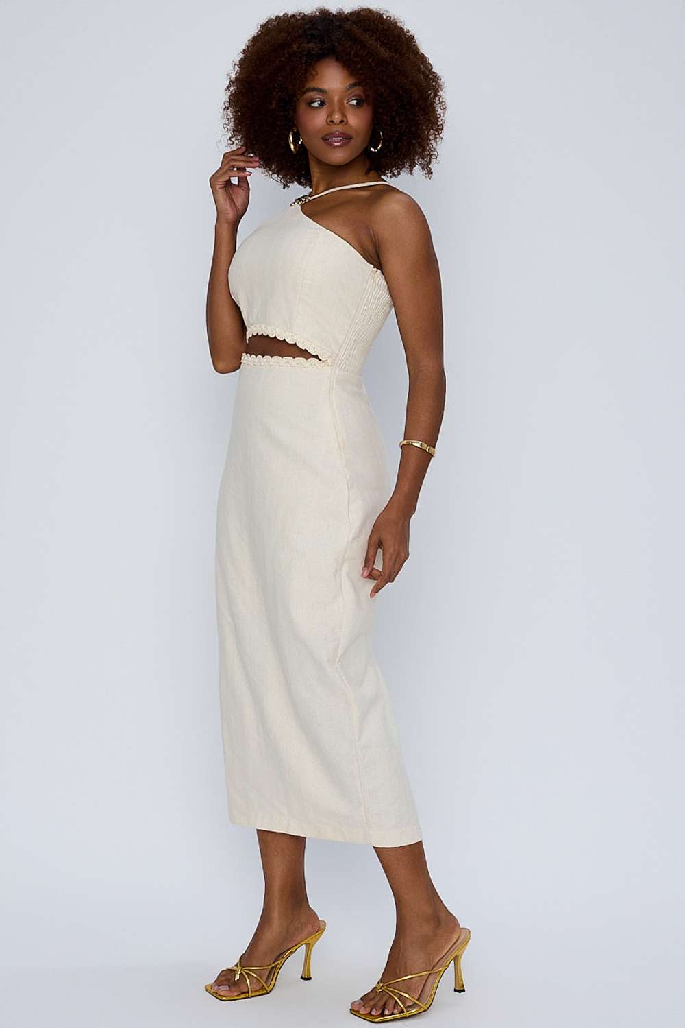 VESTIDO LONGO CARMEN NATURAL