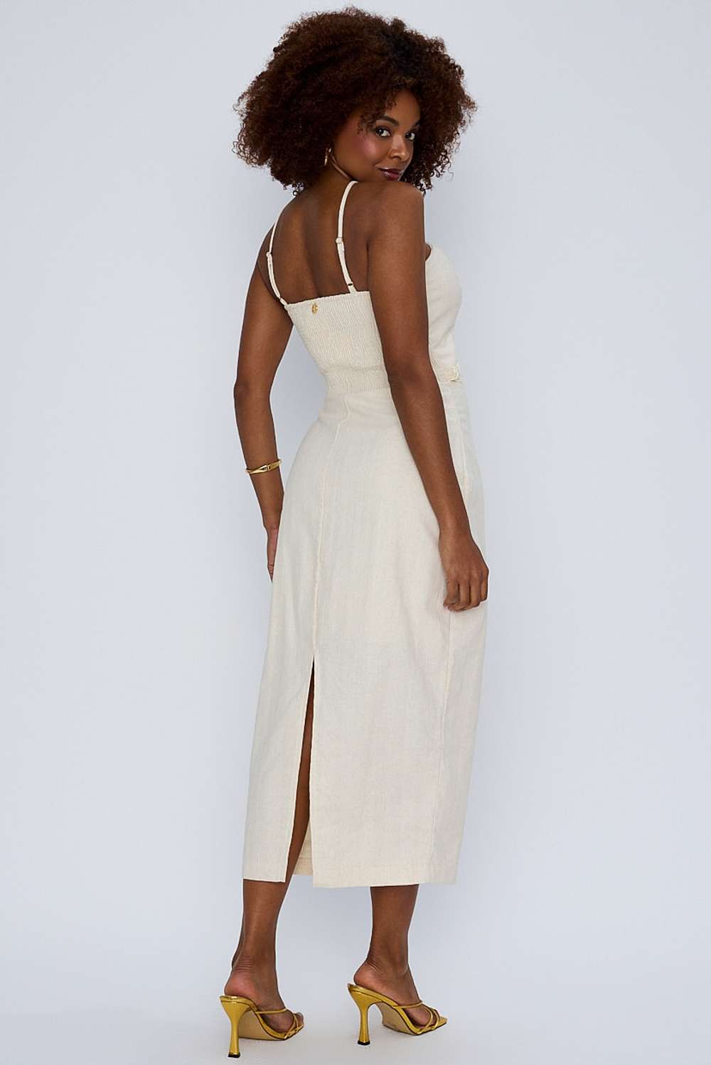 VESTIDO LONGO CARMEN NATURAL