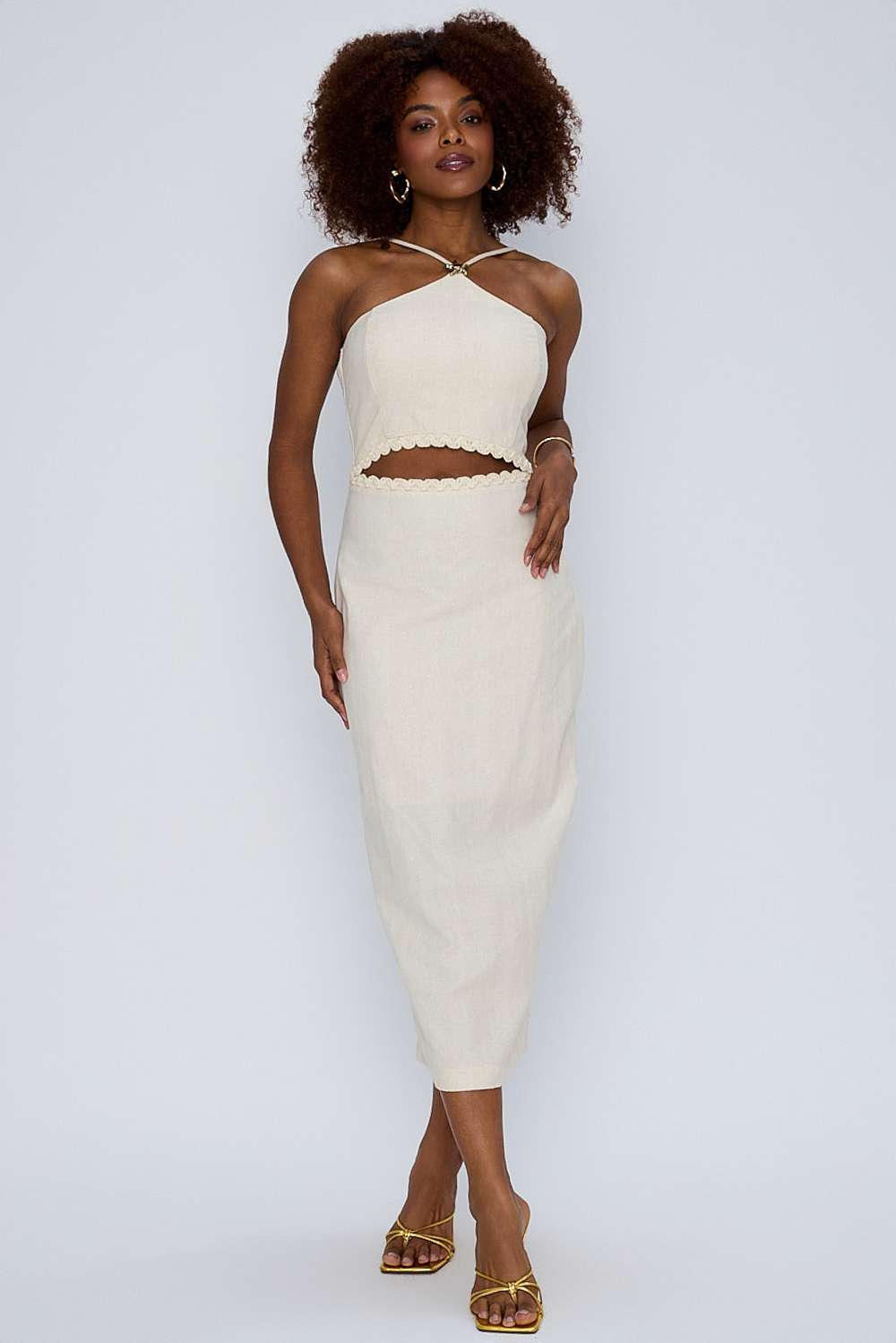 VESTIDO LONGO CARMEN NATURAL