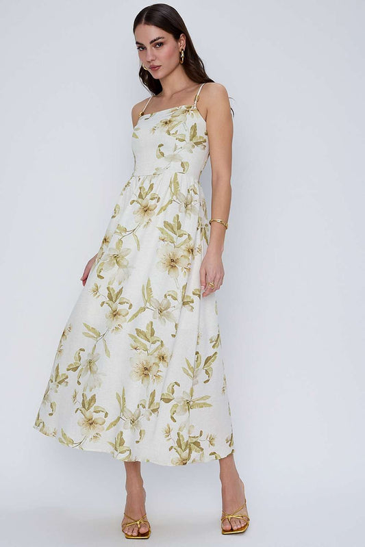 VESTIDO SOLTO MARINA NATURAL